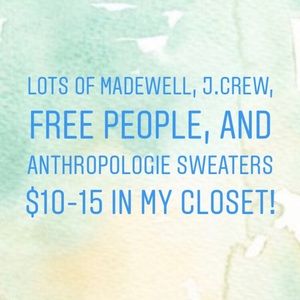 SWEATERS, TOPS, DENIM! BUNDLE TO SAVE MORE